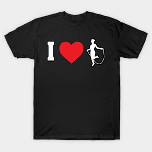 I Love Design for Women Rope Jumpers T-Shirt